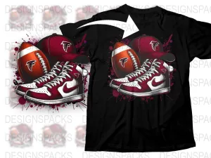 Atlanta Falcons Fan Gear Graphic Png Digital Download