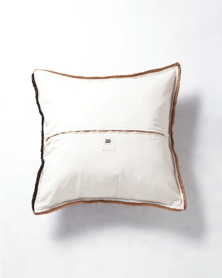 Awanay Chocolate and Black Tango Pillow