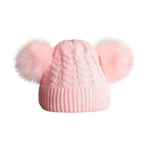 Baby Children Hat Knitting Wool Hemming Hat