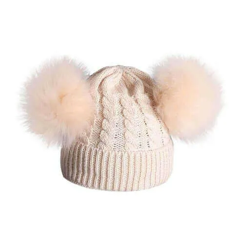 Baby Children Hat Knitting Wool Hemming Hat