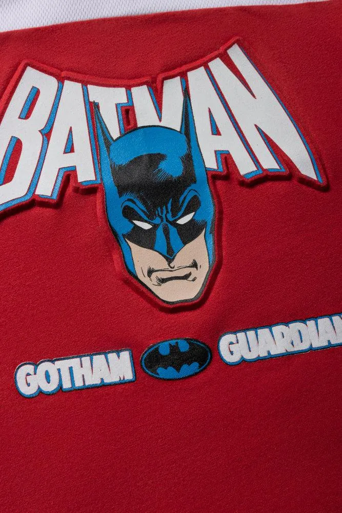 Batman Short Sleeve T-Shirt Red