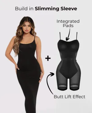 Built-In Shapewear - Soft Lounge Dresses Short sleeves