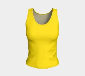 Cadmium Yellow Fittend Tank Top