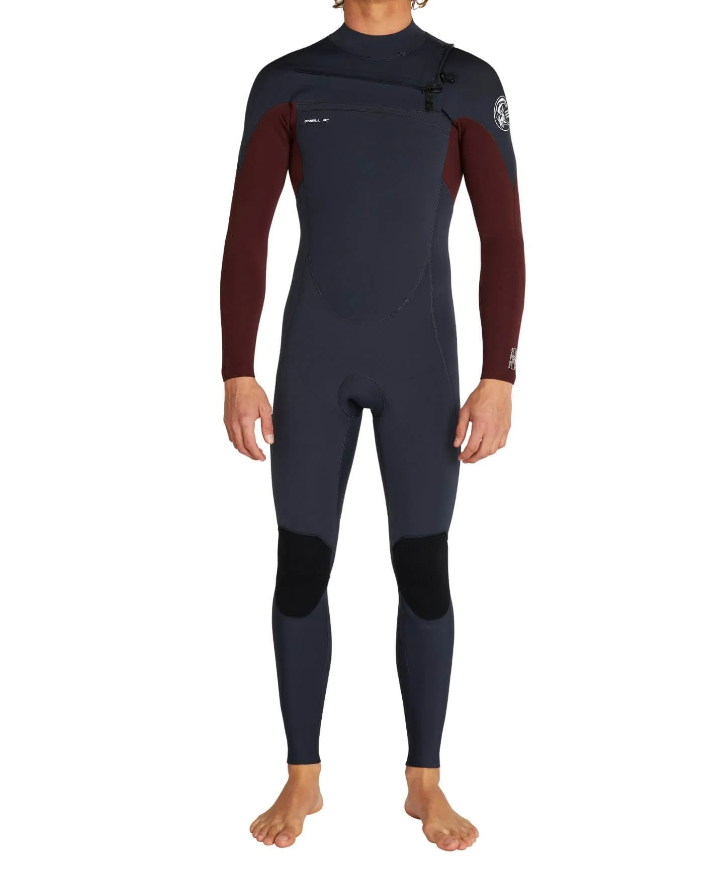 Defender 3/2mm Steamer Chest Zip Wetsuit - Gunmetal