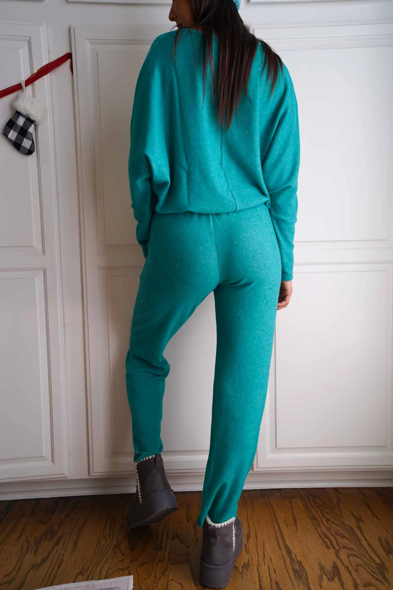 Dreamland Lounge Pant - Heather Green