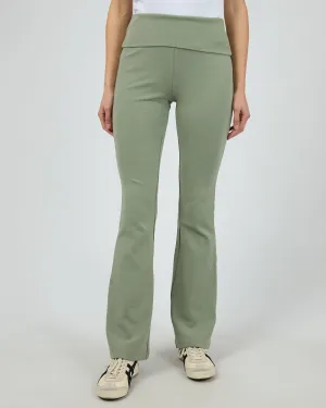 Elina Flare Pant Khaki