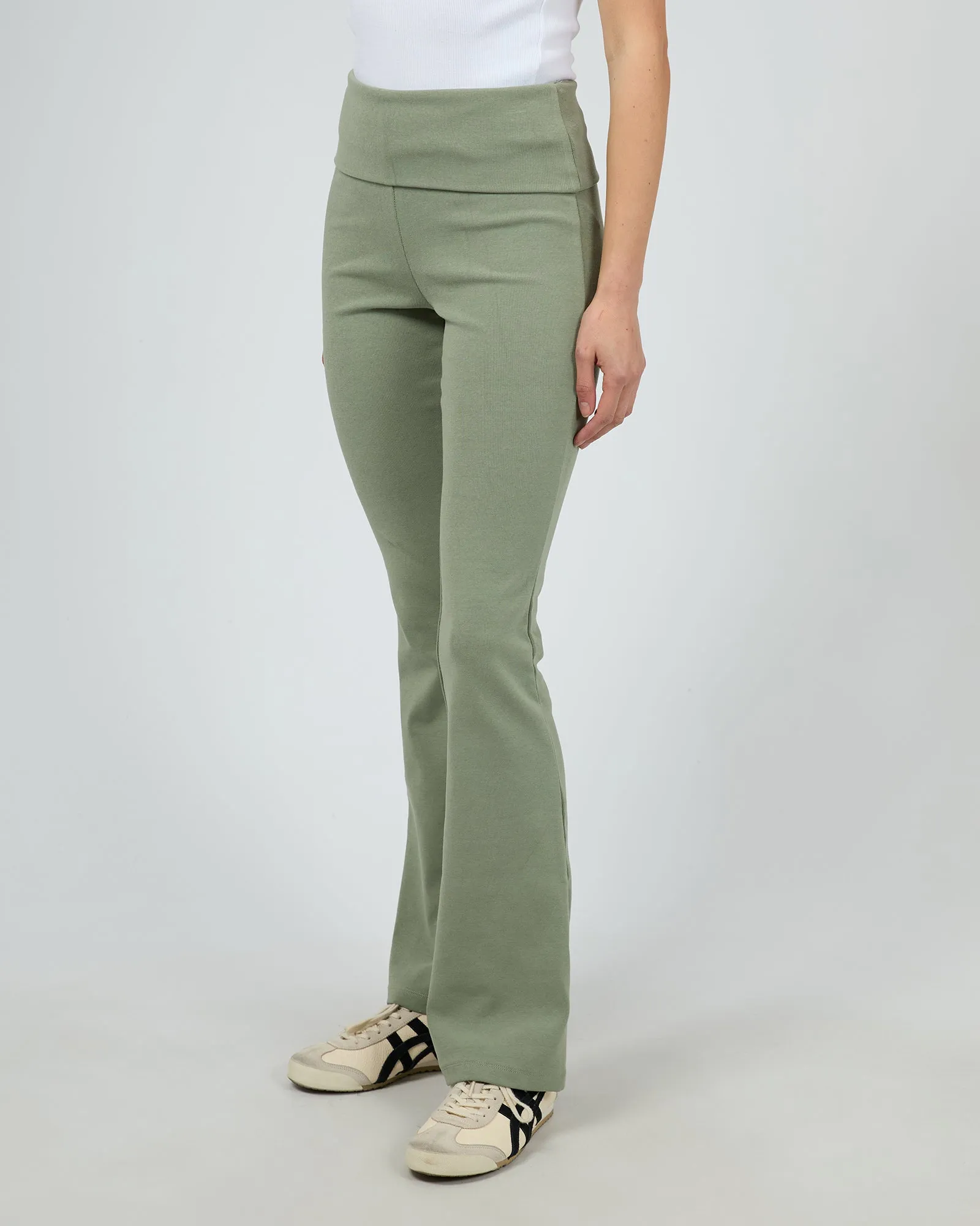 Elina Flare Pant Khaki