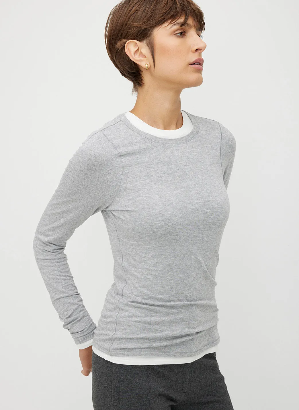 Embrace Long Sleeve Crewneck Tee