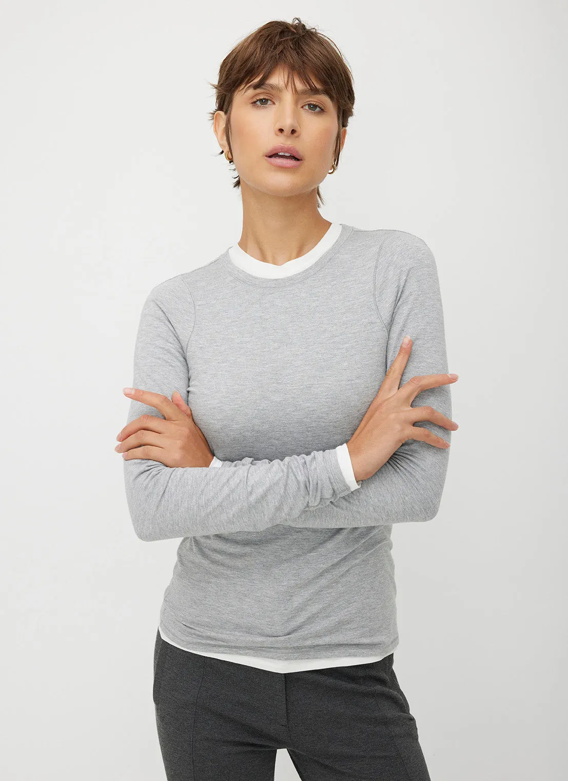 Embrace Long Sleeve Crewneck Tee