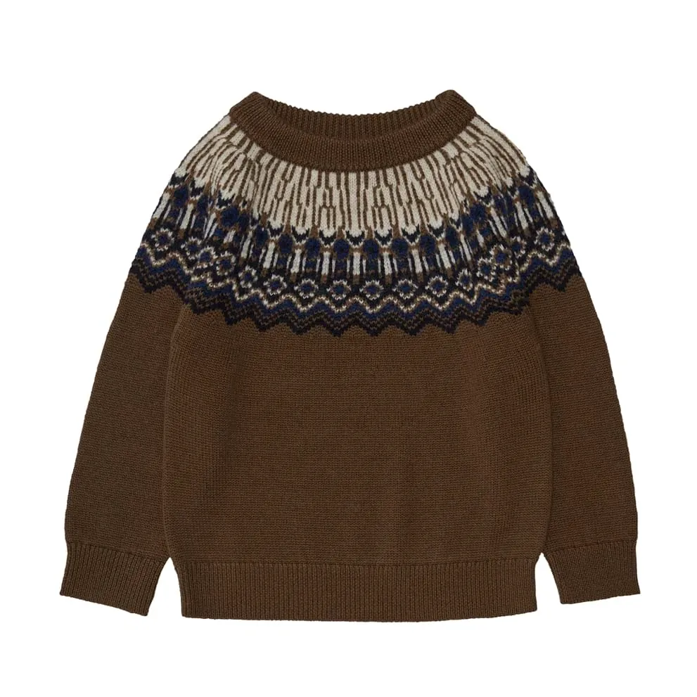 FUB Fair Isle Sweater, amber