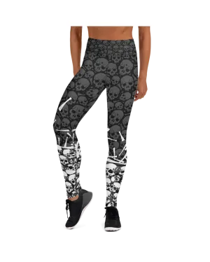 Halloween Bones Yoga Pants