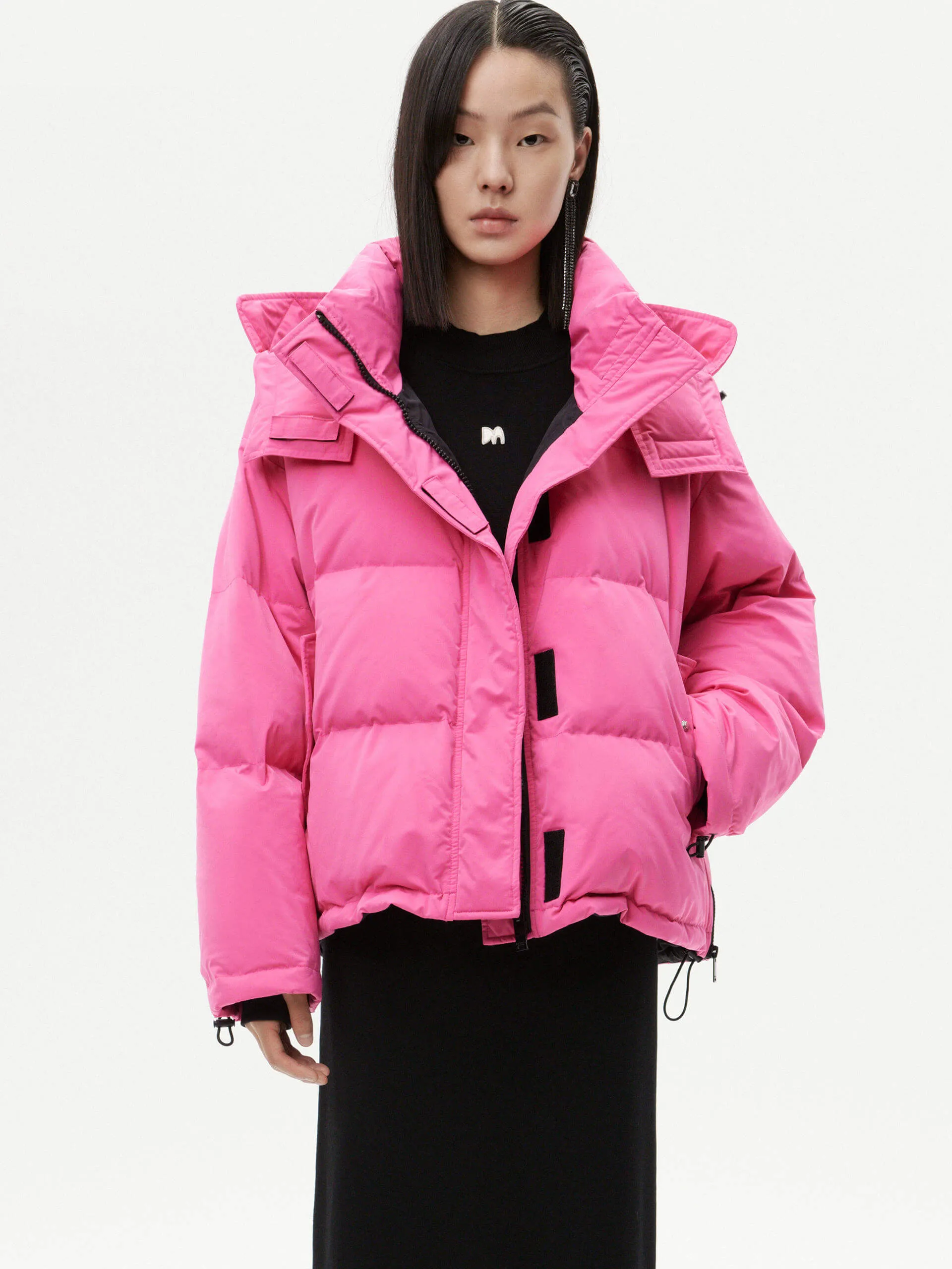 Hooded Short Down Jacket