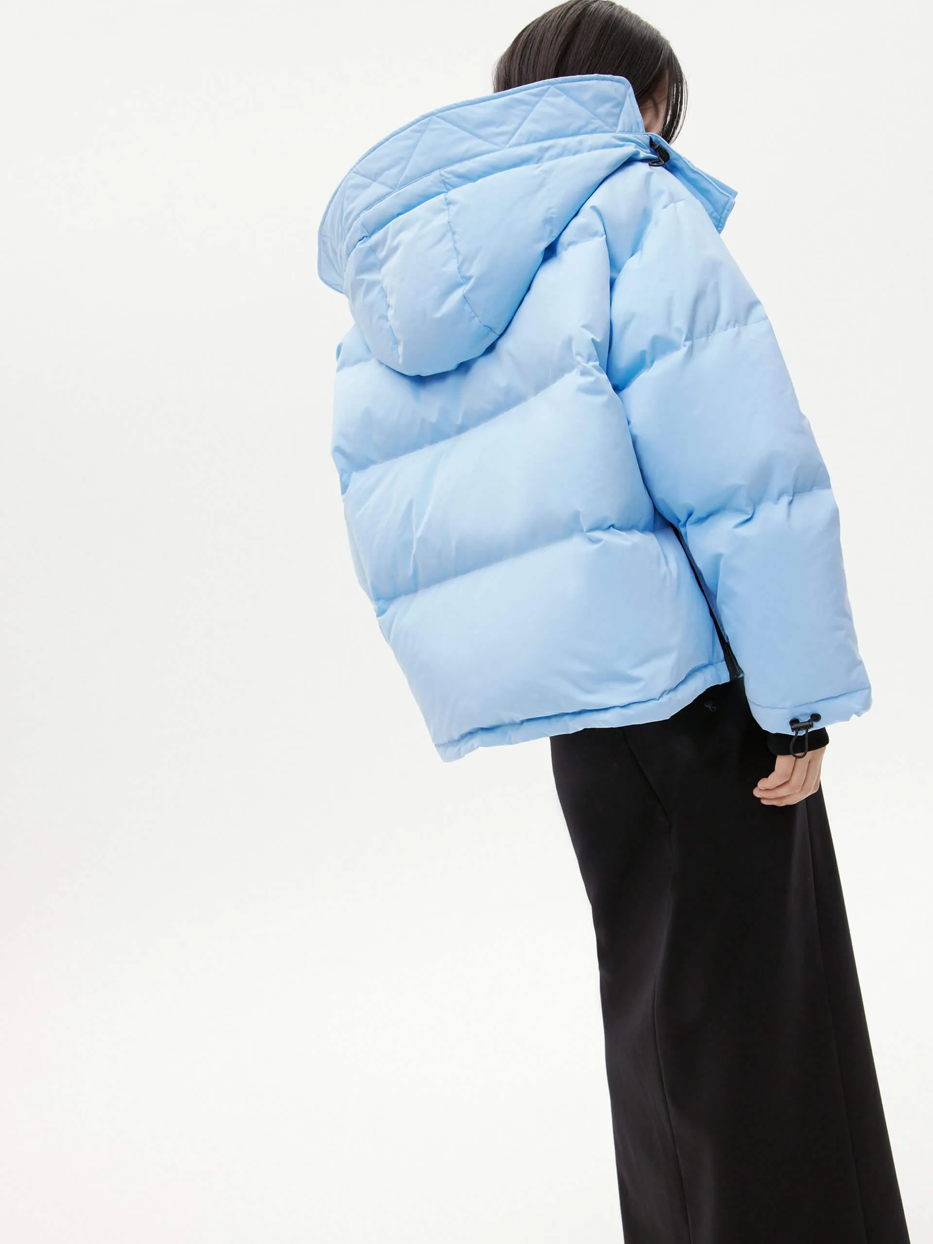 Hooded Short Down Jacket