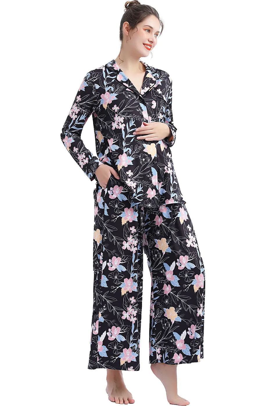 Kimi   Kai Maternity "Lia" Nursing PJ Set