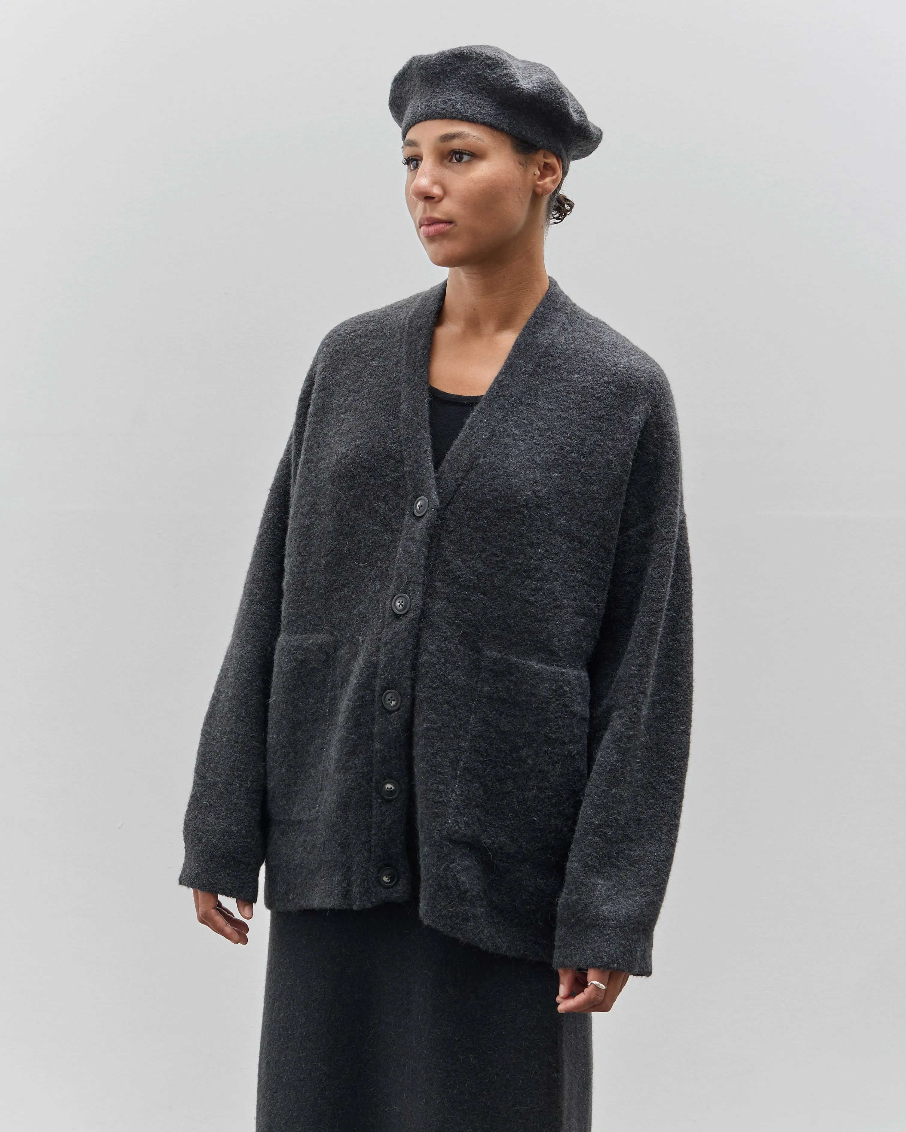 Lauren Manoogian Fleece Cardigan, Ink