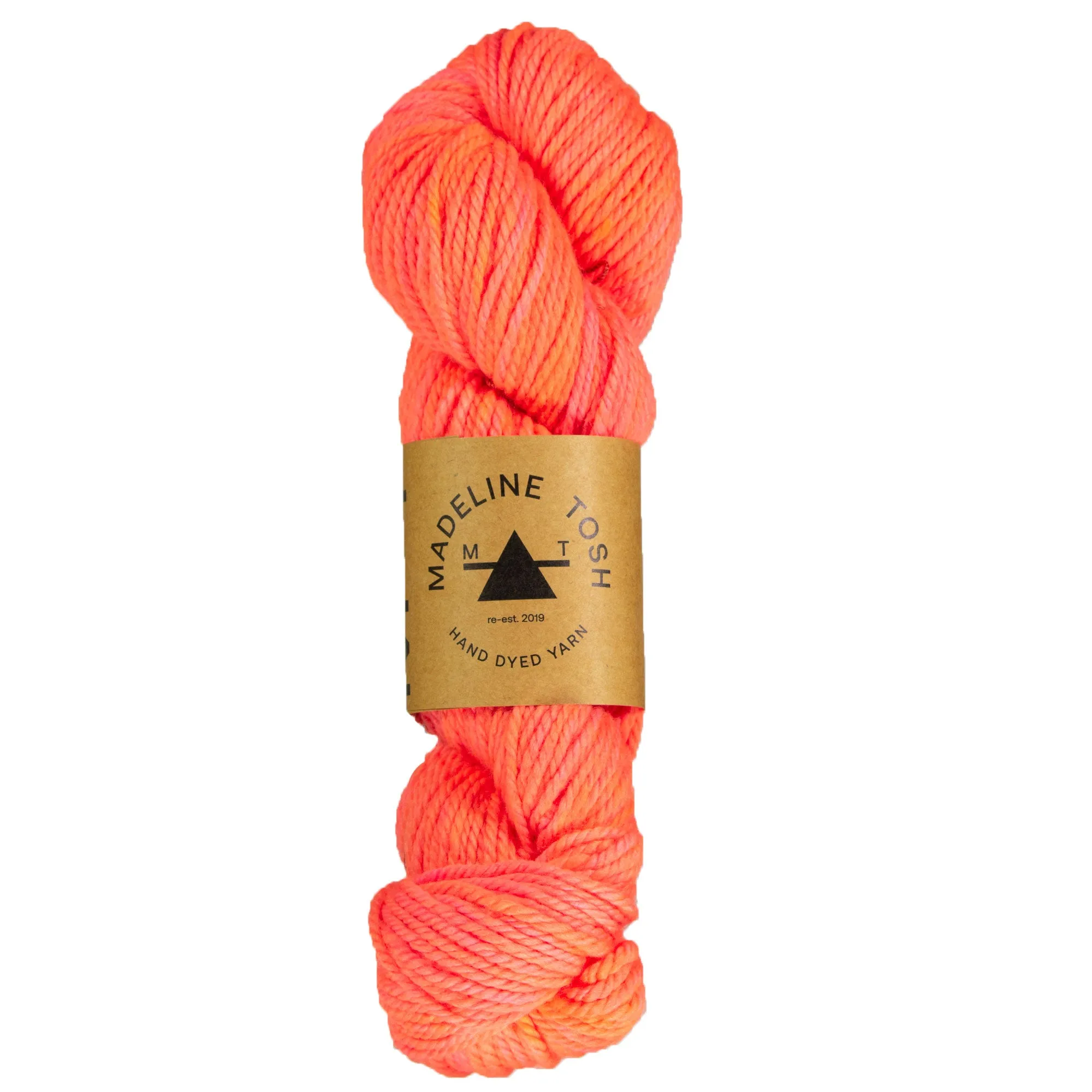 Madelinetosh TML Triple Twist Yarn - Neon Peach