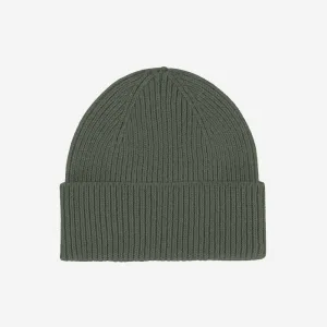 Merino Wool Beanie - Dusty Olive