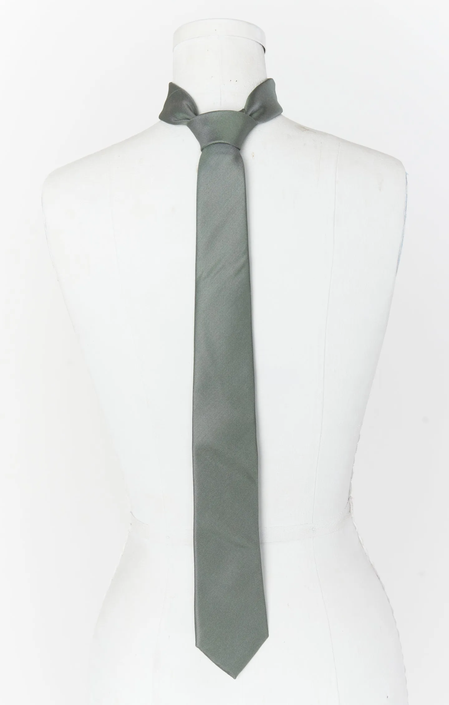 Nico Neck Tie ~ Deep Sage Solid