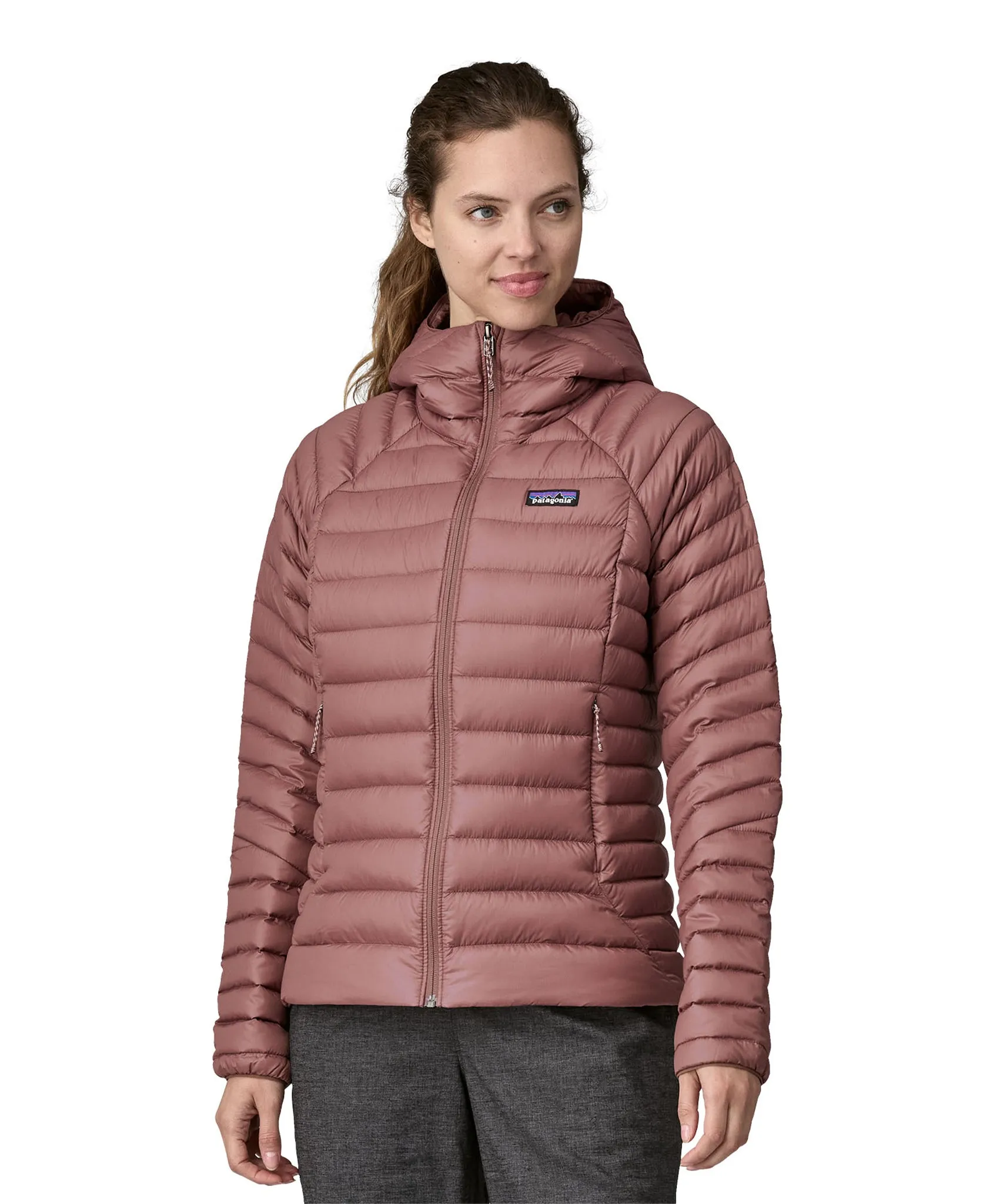 Patagonia Women's Down Sweater Hoody - Dulse Mauve