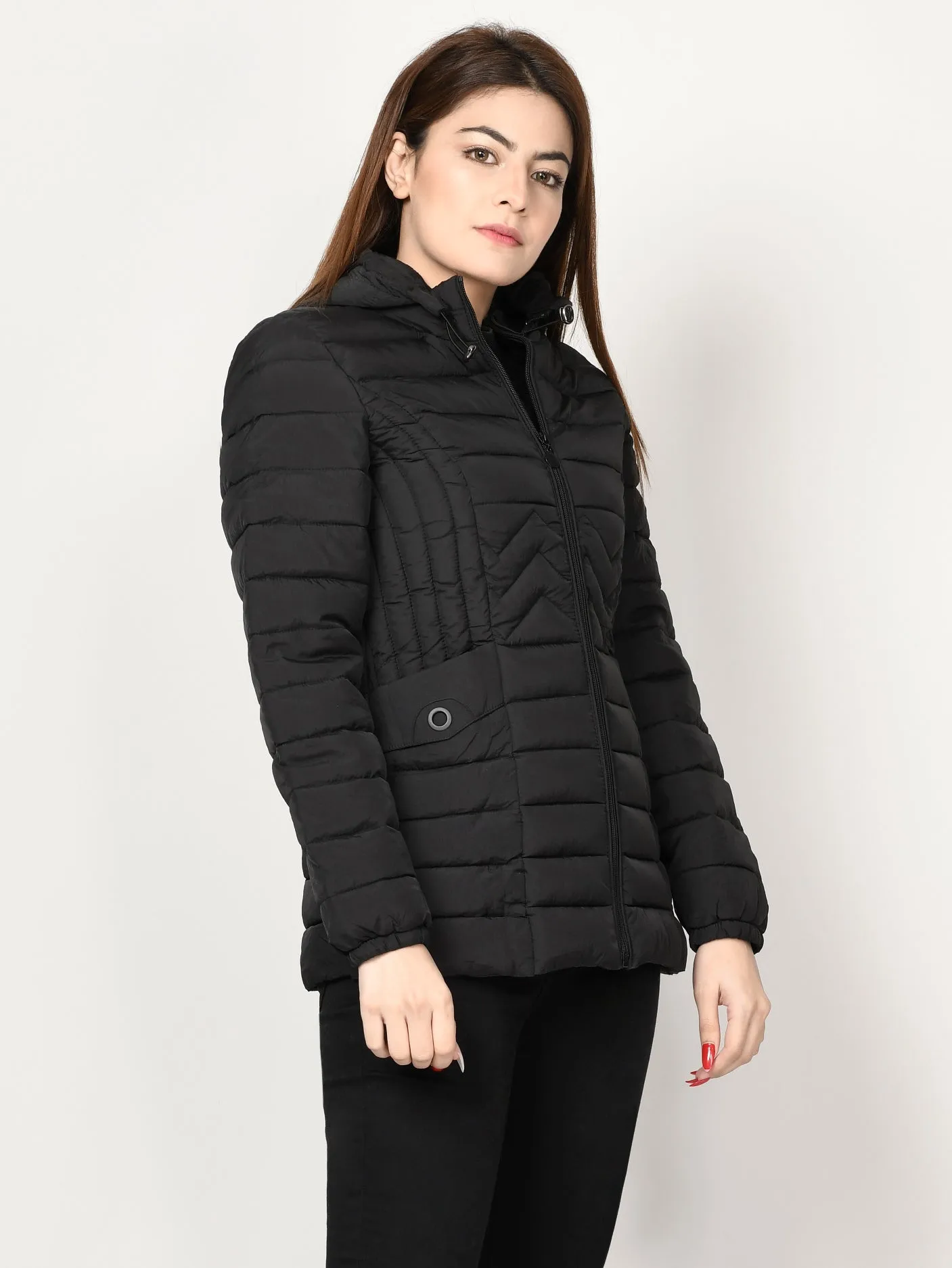 Puffer Jacket - Black