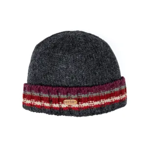 Rib Pullon Turnup Hat | Red