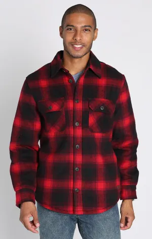 Sherpa Lined Brushed Flannel