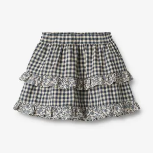 Skirt Ulrikke - blue check