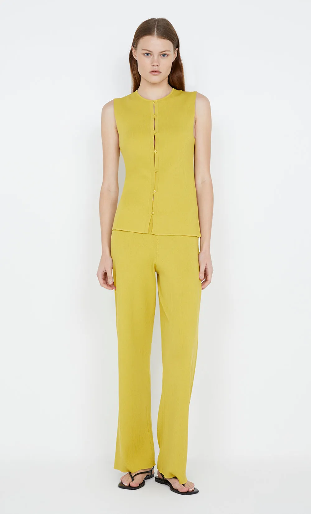 SORRENTO KNIT PANT - CITRUS