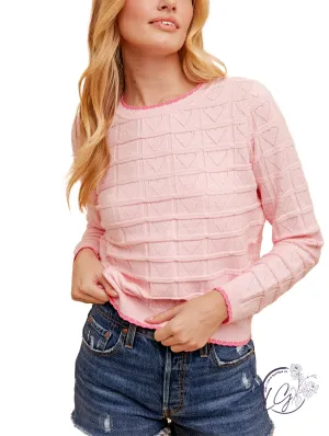 Sweetheart Knit Sweater