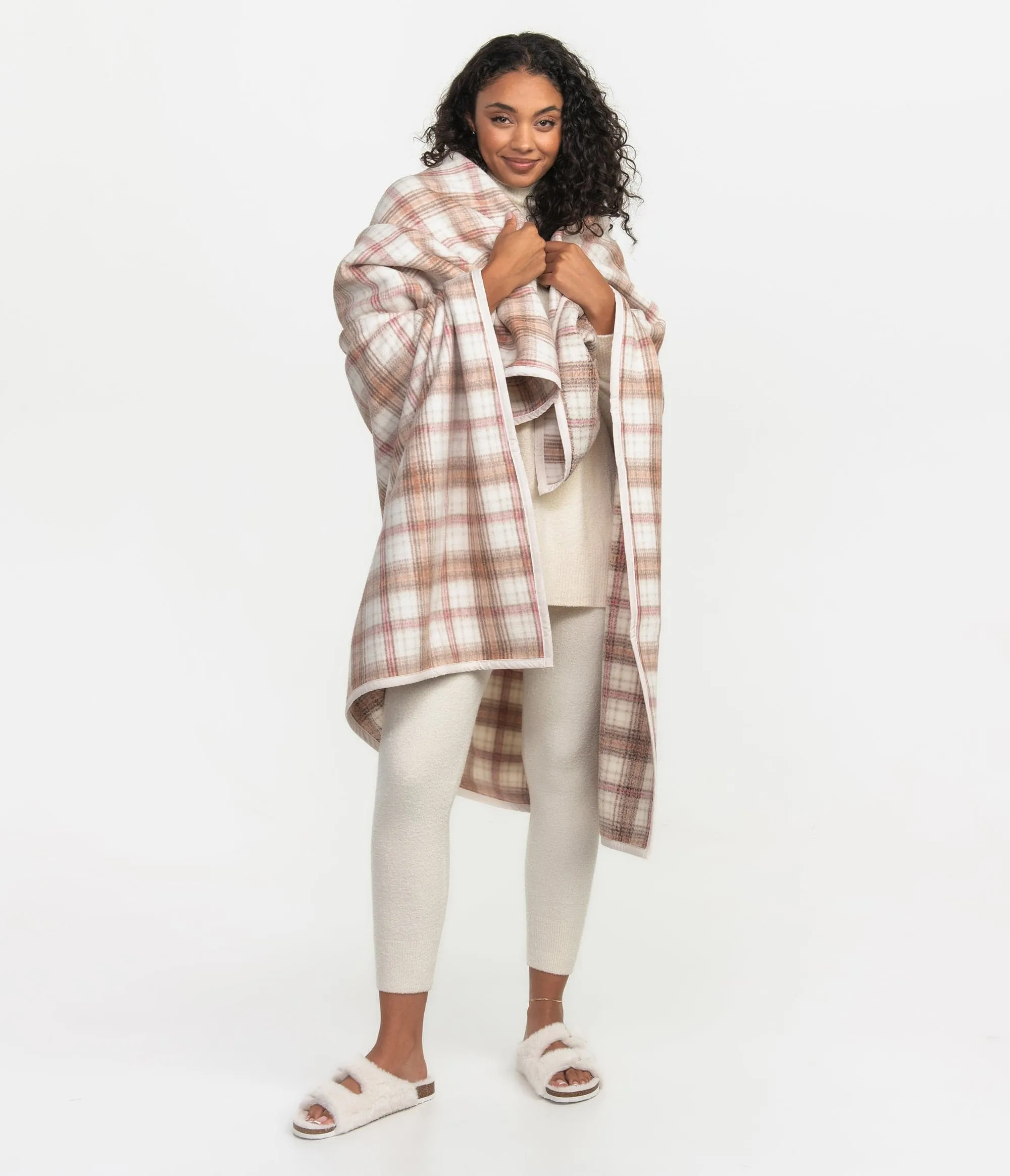 Teddy Blanket - Cozy Plaid