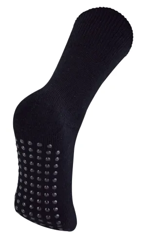 THMO - Bamboo Slipper Socks (7-11 / Black)