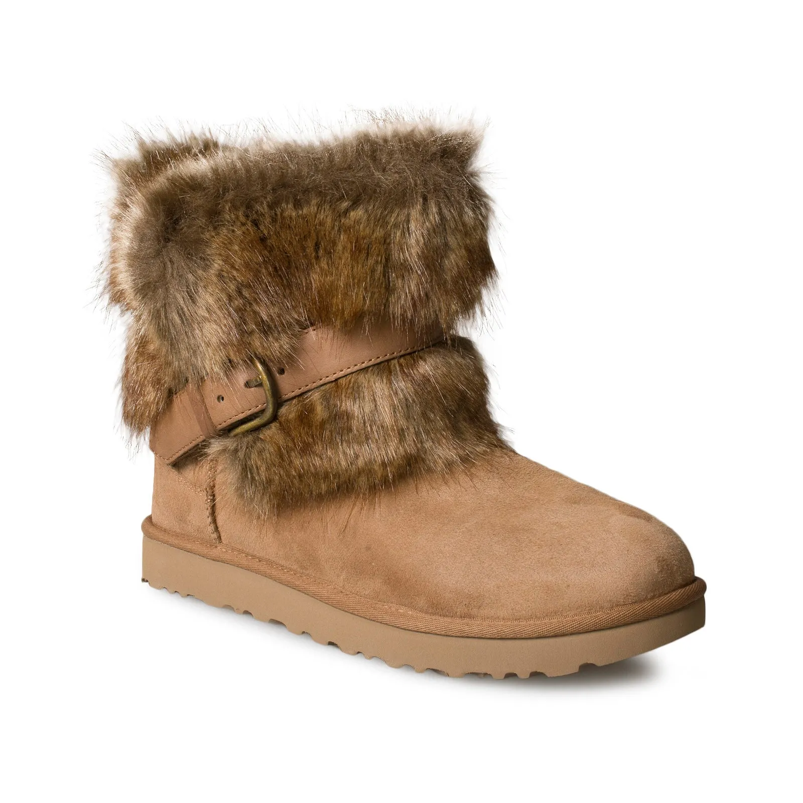 UGG Classic Buckle Mini Chestnut Boots - Women's