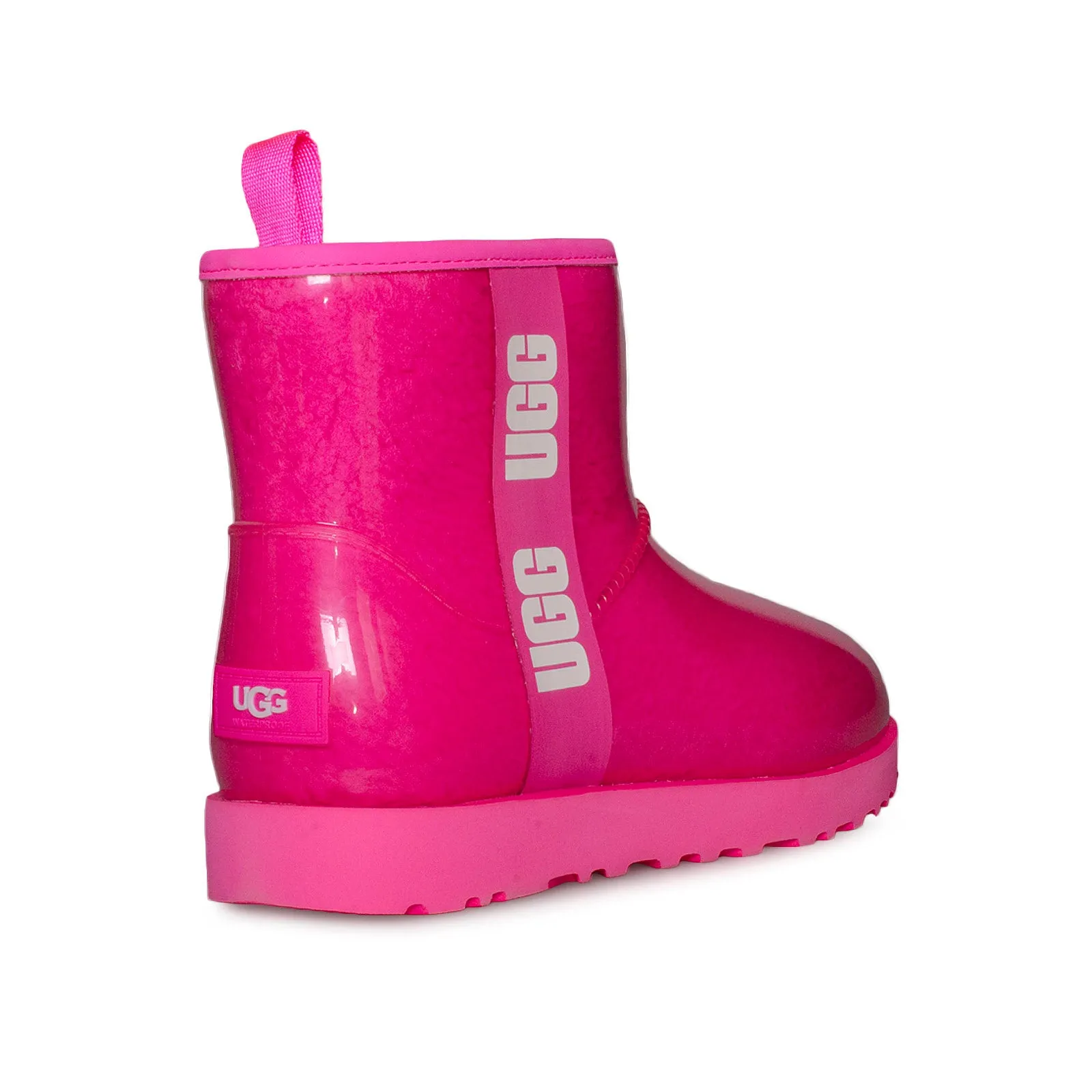 UGG Classic Clear Mini Taffy Pink Boots - Women's