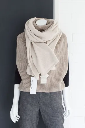 Utö Merino Wool Scarf Beige