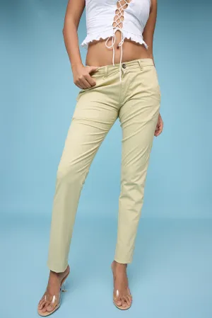 Women's Ecru Summer Pants