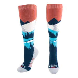 Women's Mid Volume Sock - Mountains